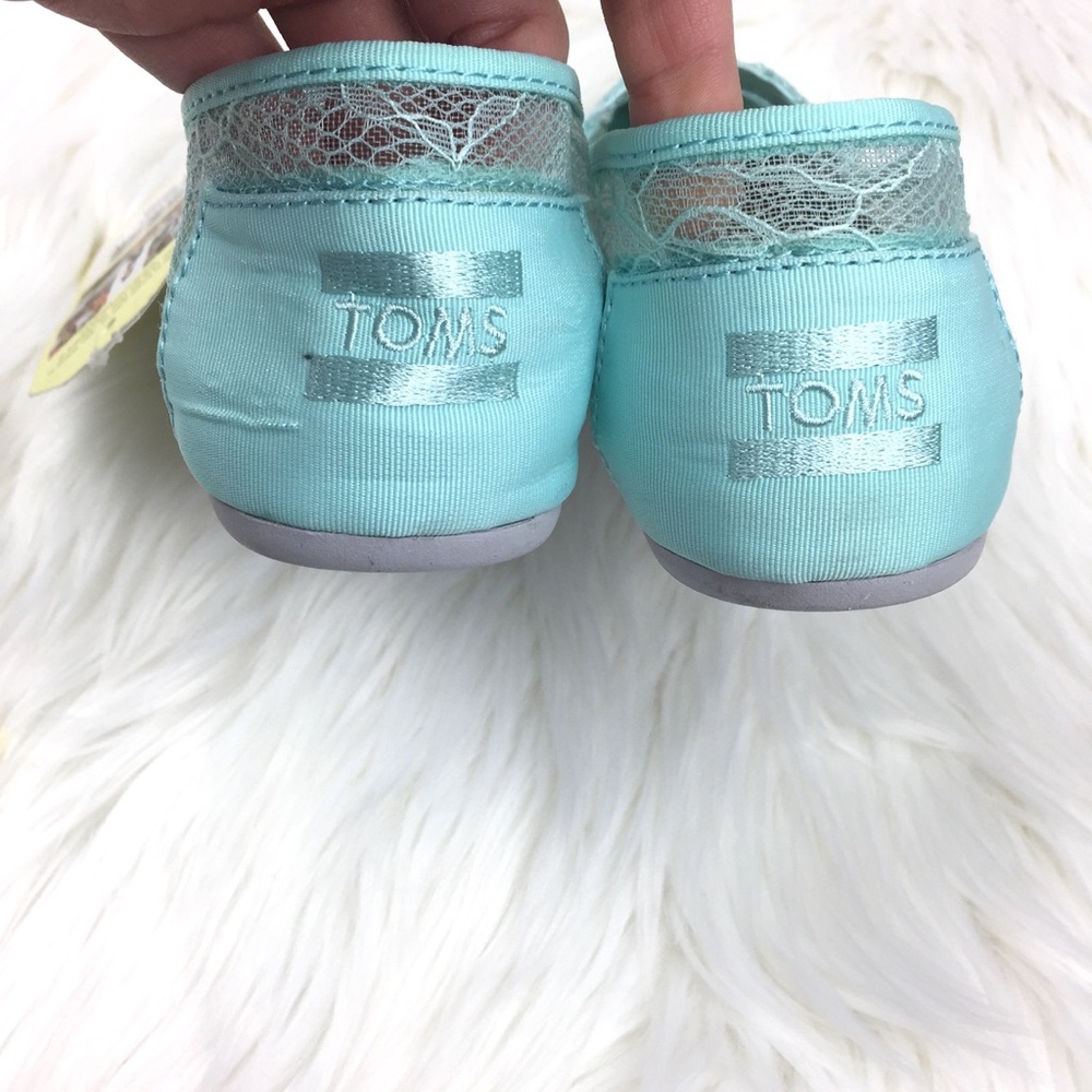 TOMS Classic Lace Mint Green - Picture 7 of 8